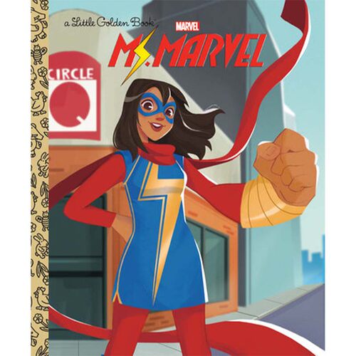 【自营】预售 小金书 漫威复仇者联盟 惊奇女士 卡马拉·汗 英文原版 Kamala Khan: Ms. Marvel  Little Golden Book 精装绘本