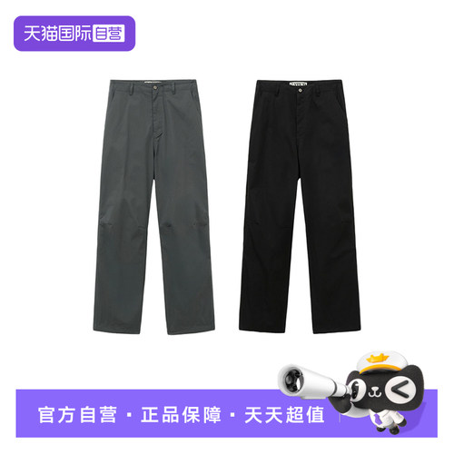 【自营】SATUR ARCHIVE2025冬季经典休闲长裤阔腿直筒抽绳工装裤