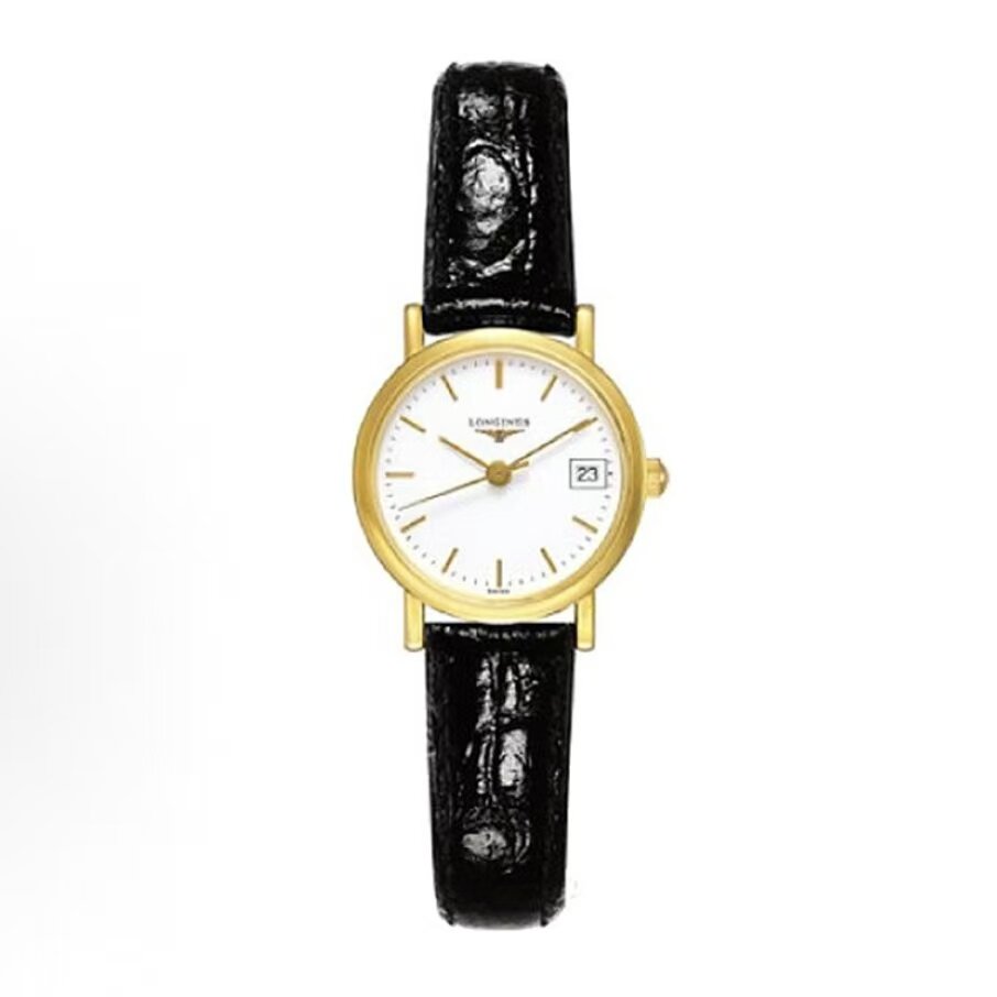 【自营】中古99新未使用浪琴/瑰丽系列/23.5mm/18K间金女表