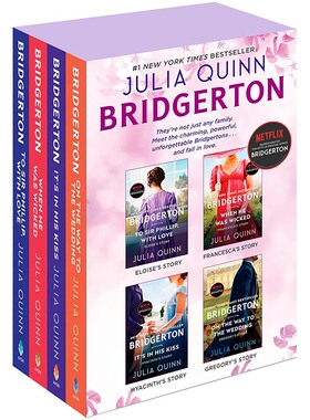 【自营】预售 英文原版 Bridgerton Boxed Set 5-8 布里奇顿 柏捷顿家族 5-8 盒装 Julia Quinn