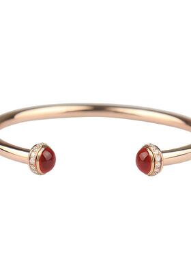 【自营】中古95新Piaget(伯爵)POSSESSION开放式手镯17cm