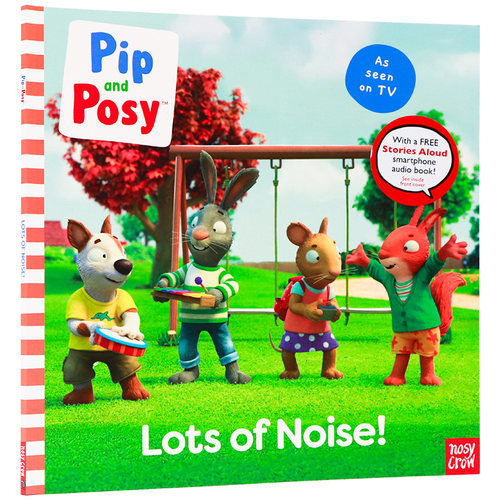 【自营】Pip and Posy 波西和皮普动画原著 好酷的乐队英文原版绘本 Lots of Noise 儿童情商培养启蒙亲子共读图画故事书Nosy Crow