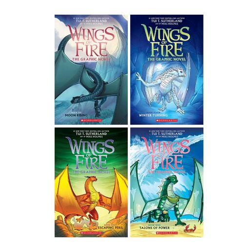 【自营】预售 英文原版 Wings Of Fire #6 Moon Rising 火翼飞龙 新月初升 全彩漫画版 中小学课外读物 奇幻魔法冒险故事书