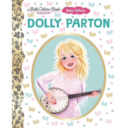 【自营】预售 Dolly Parton 多莉帕顿 小金书传记幼儿纸板 Baby Edition Little Golden Biography 英文原版