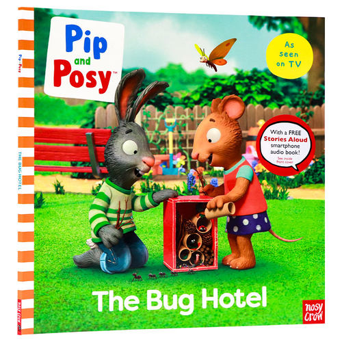 【自营】Pip and Posy 波西和皮普动画原著绘本 虫虫旅馆 英文原版 The Bug Hotel 儿童情商培养启蒙图画书 Nosy Crow出版