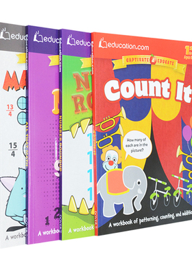 英文原版 Captivate Educate系列 Education 美国小学自然科学教育教辅练习书4册