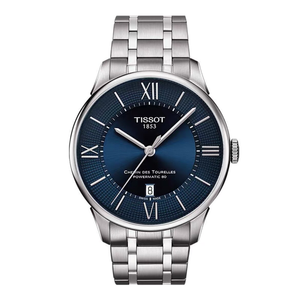 【自营】中古99新天梭/杜鲁尔/42mm/天文台认证/男表自动机械 蓝