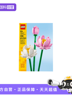 【自营】乐高40647荷花积木玩具益智拼装diy儿童节礼物玩具桌摆