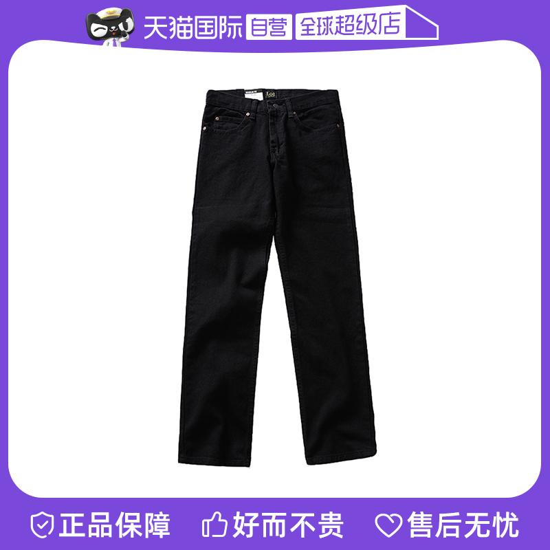 Lee李中腰休闲直筒牛仔裤男秋季