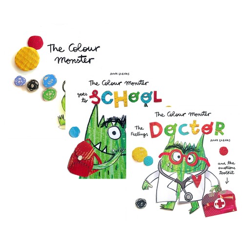 【自营】The Colour Monster 我的情绪小怪兽 英文原版儿童情绪管理绘本 心情涂色书 3-6岁亲子读物  英国图书设计奖 幼儿英语早教