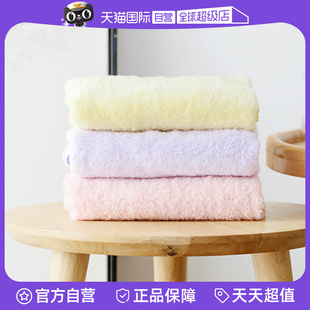 【自营】内野棉花糖纯棉吸水柔软男女婴儿童毛巾无捻纱洗脸巾方巾