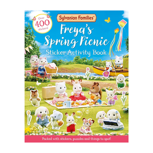 【自营】英文原版 森贝儿家族 芙蕾雅的春季野餐 贴纸活动书Sylvanian Families Freya's Spring Picnic Sticker Activity Book