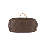 [Самостоятельное управление] Б/у 95/лв Louis Vuitton Neverfull средняя сумка-тоут из кожи растительного дубления, обновлена ​​подкладка