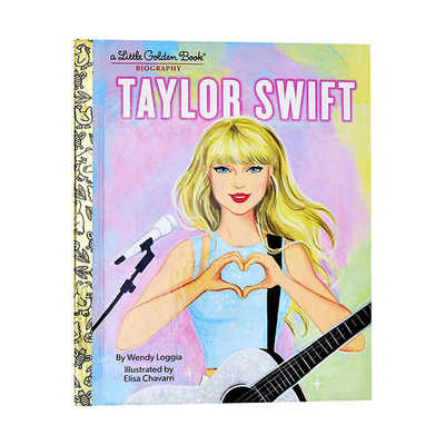 【自营】小金书名人传:泰勒·斯威夫特传英文原版 Taylor Swift: A Little Golden Book Biography 儿童绘本名人故事进口书籍