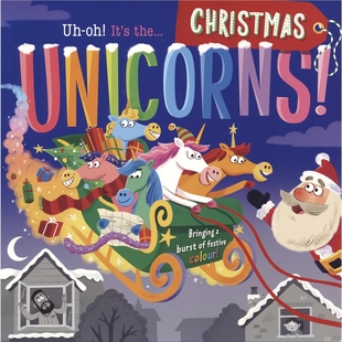 Christmas 自营 亲子睡前读物 进口图书 儿童故事绘本 圣诞独角兽来啦 Unicorns The… 英文原版 英语图画书