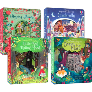 【自营】Usborne Peep Inside 偷偷看系列 海洋 森林 花园 经典童话主题精选11册尤斯伯恩翻翻书镂空设计英语启蒙英文原版进口图书