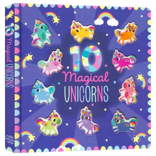 【自营】10 Magical Unicorns 10只神奇的独角兽 启蒙认知 儿童英语早教 学数数 亲子读物 英文原版进口图书
