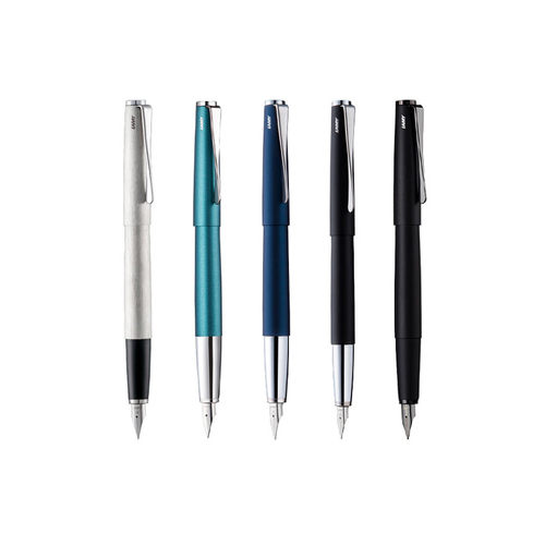 【自营】LAMY/凌美钢笔Studio演艺系列墨水笔成人练字送礼日常书写演绎墨水笔礼盒 帝国蓝 拉丝银 磨砂黑