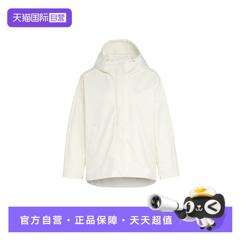 【自营】adidas阿迪达斯女加绒连帽外套SOFTSHELL梭织夹克 KS2783
