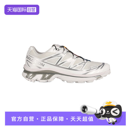 【自营】SALOMON/萨洛蒙XT-6 GTX舒适轻盈低帮跑步鞋男女同款白色