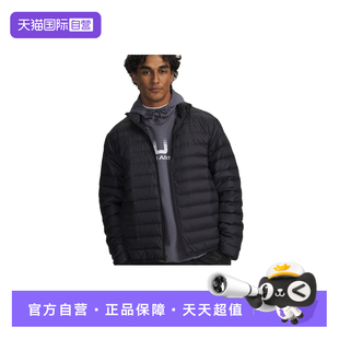 自营 黑色羽绒服6007130 UA安德玛冬季 防泼水轻薄短款 001 男士