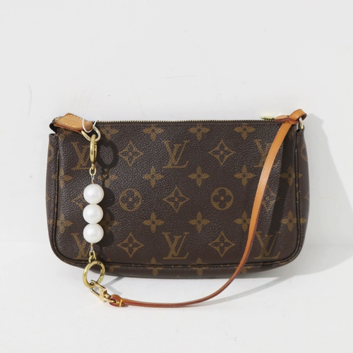 [Самостоятельная трудоустройство] Средние века 95 Новый LV/Louis Vuitton Lahua Большие подмышки маджонг/обновление овощной кожи кожи