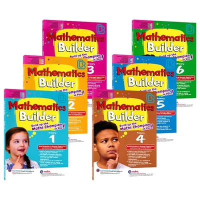 【自营】SAP Mathematics Builder Primary 1-6 新加坡数学建设者 小学1-6年级 培养数感 提高计算力 儿童英语教辅 英文原版进口