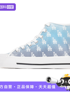 【自营】MLB女鞋夏新款NY复古老花运动鞋满标板鞋3ACVCMM2N07BLS