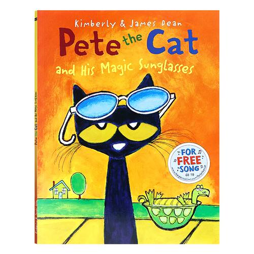 【自营】皮特猫和他的魔法太阳眼镜 英文原版绘本 Pete the Cat and his Magic Sunglasses亲子育儿图画故事书 吴敏兰 Eric Litwin