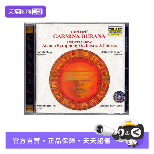 【自营】正版 CD80056 TAC名盘 奥尔夫 布兰诗歌 罗伯特·肖 CD