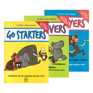 【自营】剑桥少儿英语YLE考试教材 Go Starters Movers Flyers 剑桥考级教辅模拟测试CAMBRIDGE YOUNG LEARNERS ENGLISH TESTS