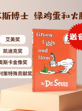 【自营】绿鸡蛋和火腿英文原版绘本 Green Eggs and Ham 苏斯博士Dr Seuss廖彩杏吴敏兰书单推荐 精装幼儿童启蒙早教英语图画故事