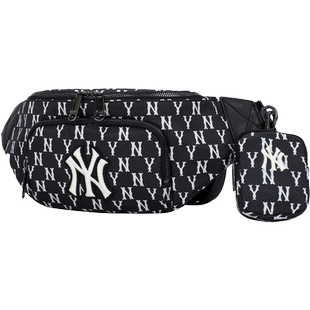 【自营】MLB胸包男女新款日常通勤收纳包简约运动休闲包3AHSM012N