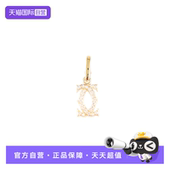 自营 中古95新Cartier卡地亚2C镶钻750黄金吊坠小众设计礼物
