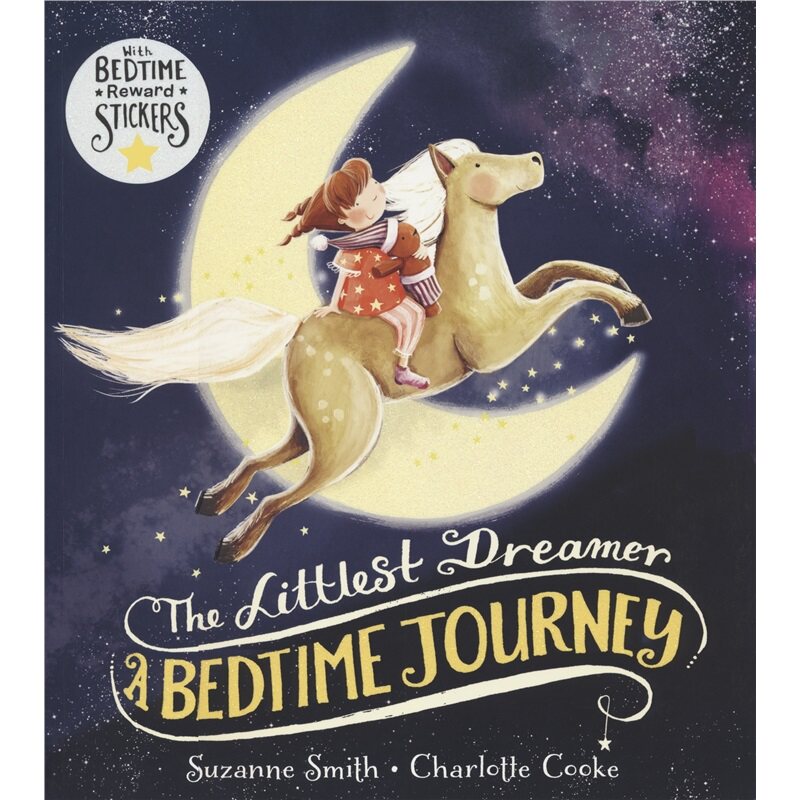 【自营】The Littlest Dreamer A Bedtime Journey 小小梦想家的睡前之旅 睡前读物 磨耳朵 3-6岁 故事绘本 赠贴纸 英文原版图片