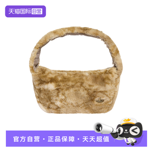 adidas阿迪达斯男女三叶草运动休闲毛绒单肩包挎包JY2625 自营