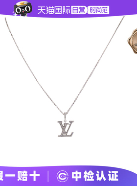 【自营】中古95新LV IDYLLE BLOSSOM满钻石白金锁骨链项链750大号