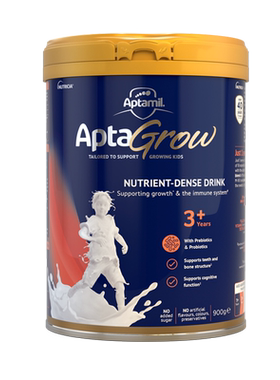 新西兰原装进口爱他美AptaGrow儿童成长奶粉3+段900g/罐乳糖