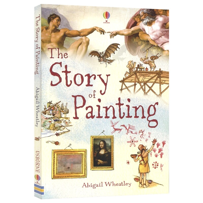 【自营】Usborne The Story of Painting 尤斯伯恩 绘画故事 青少年艺术启蒙全彩图画书 西方艺术史 英文原版进口儿童图书