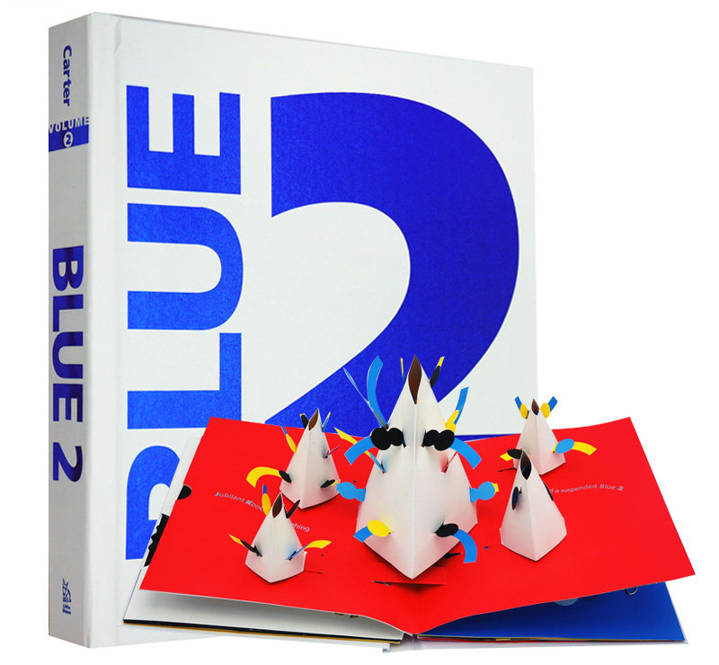 英文原版进口立体书 Blue 2 A Pop-up Book for Children of All Ages蓝色卷立体折叠书 纸上艺术 想象力 创造力 益智游戏书怎么看?