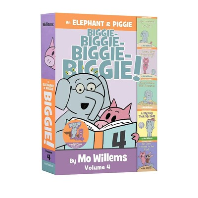 【自营】小猪小象5个故事合集第4部 英文原版 An Elephant and Piggie Biggie! Volume 4精装 情商教育培养绘本 莫威廉斯
