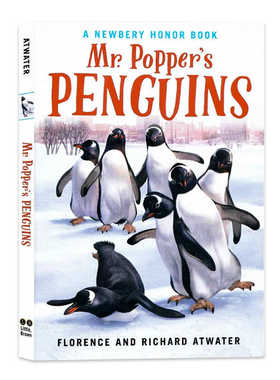 【自营】波普先生的企鹅英文原版小说Mr Popper's Penguins纽伯瑞儿童文学奖银奖国际大奖儿童小说理查德阿特沃特Richard Atwate