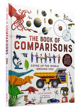 【自营】The Book of Comparisons 比较之书 儿童科学数学单位测量度量启蒙 2018年塞恩斯伯里儿童图书奖 英文原版进口图书