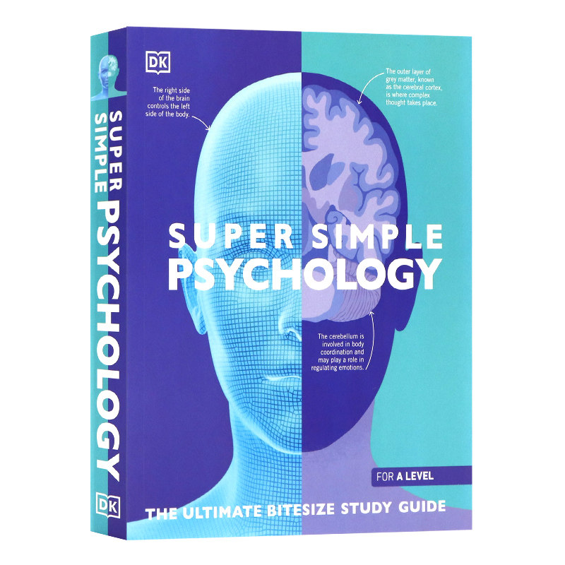 【自营】DK出品简单心理学英文原版 Super Simple Psychology人文社科专业心理学指南英语读物图解百科全彩插图青少年科普学校推荐 - 实物图