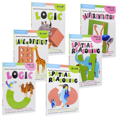 【自营】Kumon Thinking Skills Same and Different Logic Spatial Reasoning PreK-K公文式教育思维教辅幼儿园英文原版儿童图书