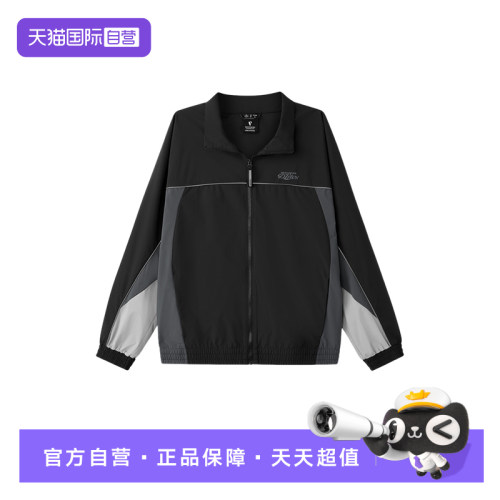 【自营】Skechers斯凯奇男子休闲舒适翻领梭织外套L326M001/0018