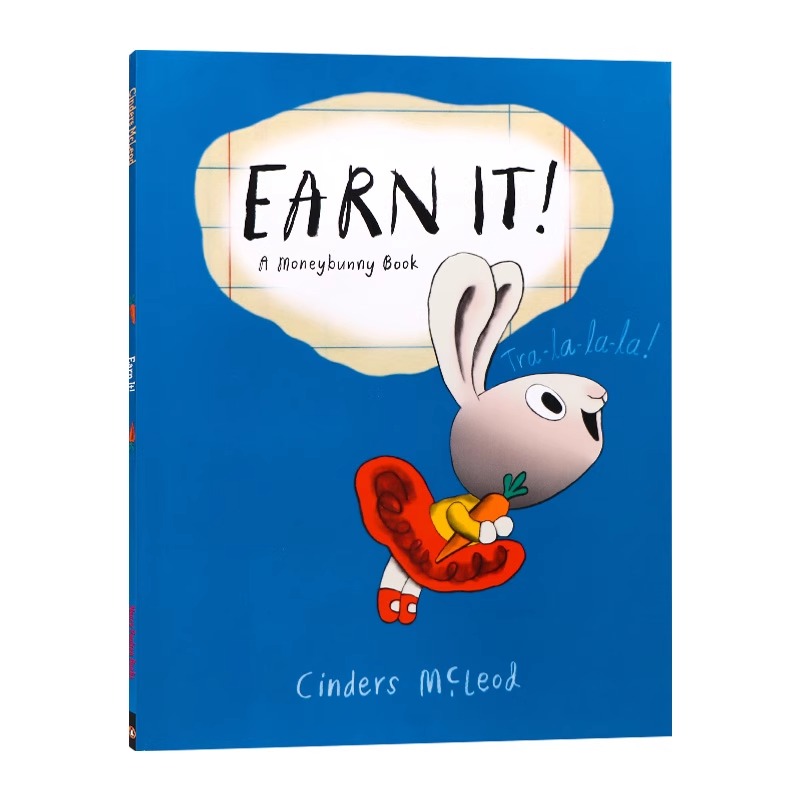 【自营】小兔子学赚钱 Earn It 英文原版绘本 Moneybunny 孩子的财商启蒙幼儿童理财好习惯培养早教英语图画书 Cinders McLeod