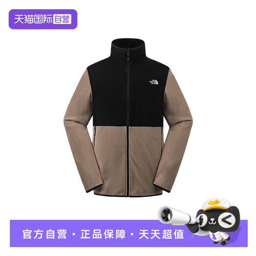 【自营】THE NORTH FACE北面男抓绒休闲运动上衣 NF0A8FJ3DHL1