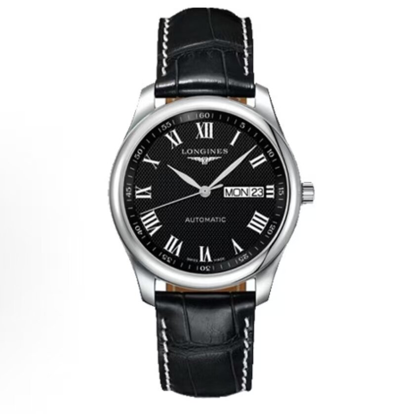 【自营】中古99新浪琴/名匠系列/双日历/经典大三针/38.5mm/男士