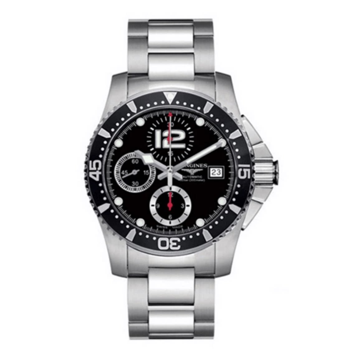 【自营】中古99新浪琴/康卡斯系列/计时/41mm/300米防水 潜水男表